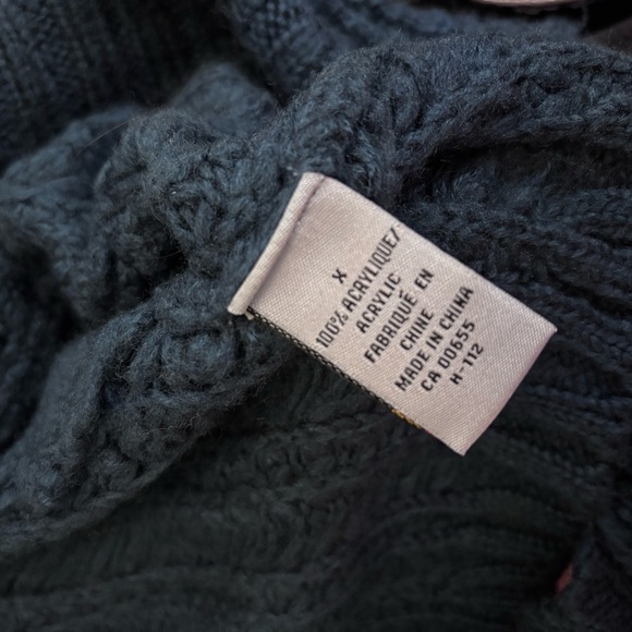 Elegant Vintage Blue Women's Knit Shrug - Picture 4 of 5